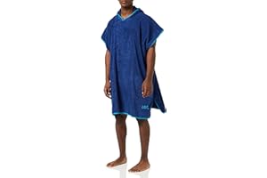 Urban Beach Capuche, Poncho Festival et Camping Unisexe, Bleu, Taille Unique (Adults)