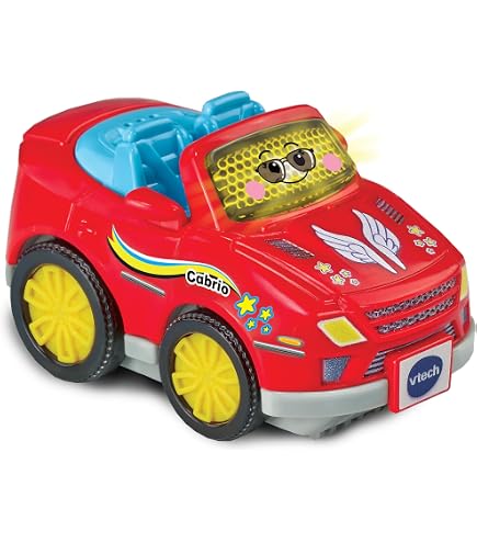 VTech TUT TUT Cory Flitzer – Bibi Baustelle – Spielzeugauto Mit Originalstimme, Musik & Leuchttaste (1–5 Jahre)