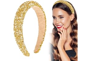 BOFUNX Diadema Mujer con Perlas Diadema Ancha Banda Pelo Cuidado Accesorio Cabello Niñas para Uso Diario Fiesta