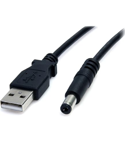 Akyga AK-DC-02 Cavo Adattatore Di Ricarica USB A DC 5V - Spina 2,5x0,7 Mm, Lunghezza 80 Cm. Per Tablet, GPS, Lettori MP3 E Dispositivi Elettronici.