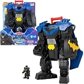 IMAGINEXT DC SUPER FRIENDS&trade; Batman&trade; U&ccedil;uş Aracı | Işıklı Oyuncak, Hareketli Sesler ve 3 "Aksiyon Fig&uuml;r&uuml;, 14,5" Oyuncak Başlatı