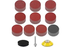 KONGMING 100 sztuk tarcza szlifierska 50 mm Ziarnistość haczyka i pętli 80 120 180 240 320 400 600 1000 2000 3000 Podkładka szlifierska 2 cale Wiertło Szlifierskie Mocowanie