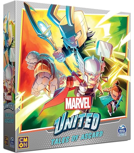 Marvel United Multiverse Tapis de jeu compact en néoprène double face pour améliorer le jeu, CMON, 14 ans et plus, 1-5 joueurs, 45 minutes