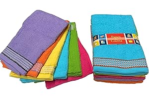 GENERIC Col & Cor Paños de Cocina Algodón Rizo Multicolor con Dibujo Bordado. Juego de Trapos Cocina 100% Algodón 50x50 CM (6, Jacquard)