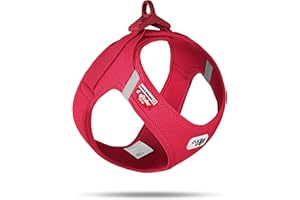 Vest Harness curli Clasp Air-Mesh Red S