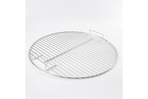 LOKHING 44.5 cm Cooking Grate for Weber 47 cm/18.5 Inch Grills, Fits Weber One-Touch, Bar-B-Kettle, Smokey Mountain Cooker Smoker, Jumbo Joe, Original Kettle, Compatible with Weber 7432 Cooking Grate