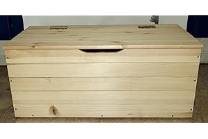 FERRITALIA CASSAPANCA IN LEGNO DI ABETE NATURALE cm 73X35X33