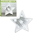 Global Gizmos Star Infinity Light with Starburst Pattern, White