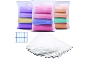 Nenull Torby podróżne z zamkiem błyskawicznym 17 x 25 cm, 30 sztuk, wodoszczelne i antyzapachowe