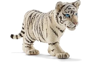 Schleich- Figurine Bébé Tigre Blanc Wild Life, 14732, Multicolore