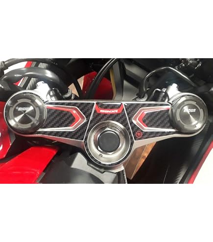 WOOGA Garniture Panneau Latéral Cadre Moto CBR 650R CB650R 2019-2024 - Badge Acier Inoxydable Emblème Type R