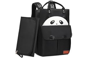 Myhozee Mochila Cambiador, Mochilas para Pañales Grande Bolsas Multifuncionales para Bebés con cambiador y Correas para el Cochecito, Bolso Mochilas de Viaje Impermeable Multifuncional para Mamá Papá