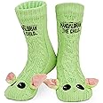 Disney Women's Slippers Socks Fluffy Slipper Socks