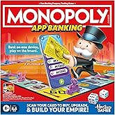 Monopoly App Bankacılık Masa Oyunu | Uygulama Etkin Oyun | Akıllı Cihazlara Bağlantılar | 8+ Yaş | 2 ila 6 Oyuncu | 45 Dakika