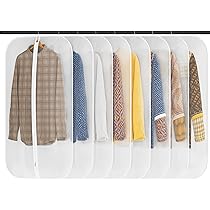 Copriabiti Trasparenti In PEVA - 5 Pezzi 60x80 Cm, Antipolvere, Antitarme, Impermeabili E Traspiranti - Foto 2