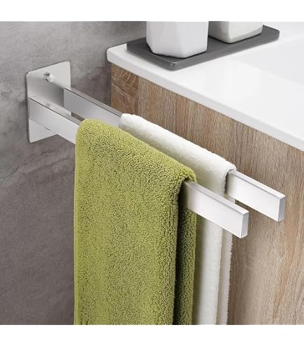 Emco Trend Portasciugamani Cromato 45 Cm - Ganci Rovi A Parete Per Bagno - 2