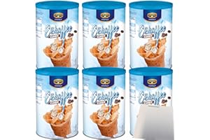 Krüger Family Lot de 6 boîtes de café glacé classique (6 boîtes de 275 g) + bloc usy