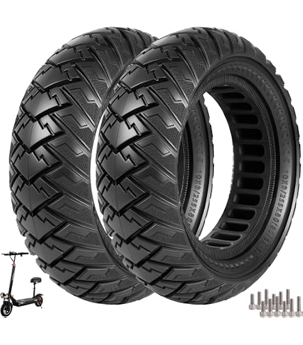 Pneu Solide 10x3.0 Pour Trottinette électrique, Compatible VSETT10+, Zerodeck, Noir, 1278g