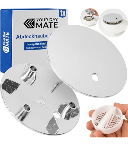 Ideal Standard T4663AA Ablaufabdeckung – Ultra Flat New, Chrom, Für Duschwannenablauf