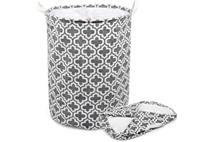 Ballery Cesto portabiancheria Grande, Portabiancheria di Grandi Dimensioni, Grande Cesto Biancheria (Fiore)
