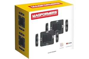 Magformers – Wheels, Set di 2 Pezzi Magnetico, 713007