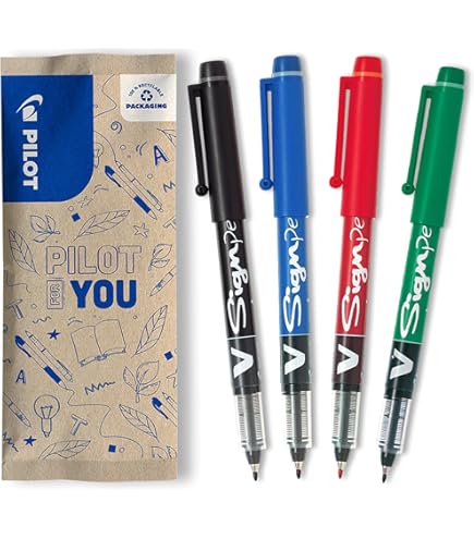 Penne Pilot V-Ball 07 - Set 4 Colori - Inchiostro Liquido A Asciugatura Rapida - Foto 6