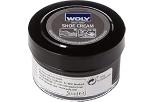 Woly Unisex Woly Cream Shoe Treatments Polishes, Black (Black), 50.00 ml UK