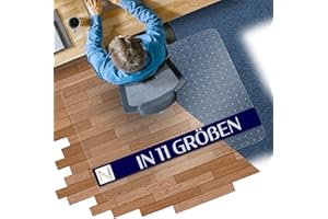 NOVA FORMA Bodenschutzmatte aus PET - transparente Schutzmatte für Hartböden - 100% recyclebar - nachhaltige Bürostuhlmatte - vielseitige Unterlage als Bodenschutz für Büro und Zuhause - 120x180 cm
