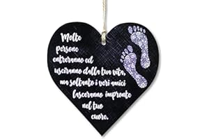 CARISPIBET Molte personne | insegne decorative per la casa, regalo per il migliore amico, cartelli per camera da letto, decorazioni per la casa, cartelli per cucina 12 x 12 cm