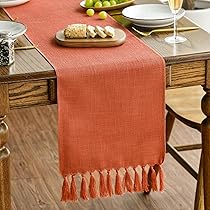 Chemin De Table Orange Style Bohème Mode Artoïde, Magasin