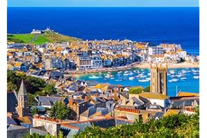 DKIJOYS St. Ives Jigsaw Puzzles for Adults 1000 Jigsaws Charming Coastal Town 1000 Piece Jigsaw Puzzles for Adults
