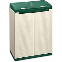 Terry 43560 – Eco Cab 2 Schrank, 2 Türen Beige/Grün 68x39x88,7 cm