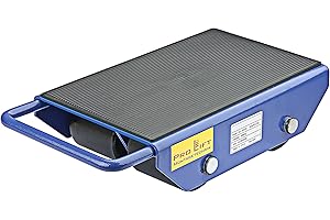 Pro-Lift-Montagetechnik 3t Panzerrollen starr, Transportfahrwerk, 4 Rollen, mit Gummiauflage, SF, 00435