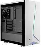 Corsair Carbide SPEC-06 RGB PC-Gehäuse (Mid-Tower ATX, mit gehärtetem Glas) weiß
