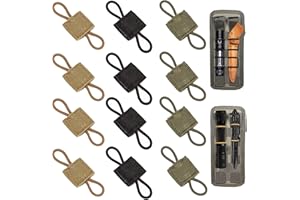 SINRAD Accessori per Zaino Gilet Tattico, Molle System Tattiche Fibbia, Tattico Molle Elastici Nastro, Gilet Tattici Zaini Accessori，Adatto a Tutti i Tipi di Zaini Tattici e Borse Molle