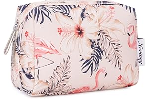 Narwey Bolsa de Aseo Grande Neceser Organizador de Maquillaje Kit de Aseo Bolsa Makeup Bolsa de Maquillaje Mujeres Niñas