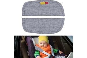 DONOONIS 2 Stück Gurtschoner Kinder Auto,Gurtpolster,Baby Sicherheitsgurt Schulterpolster,Gurtschutz Auto Sicherheitsgurt Schulterpolster,für Babyschale, Kinderwagen, Buggy & Autositz