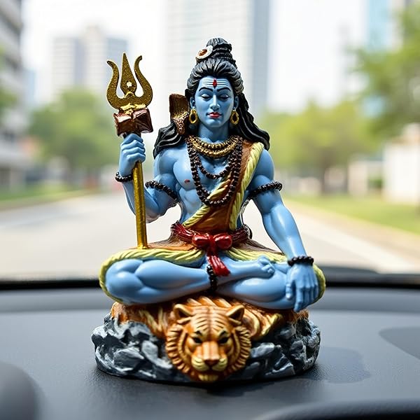 Buy RIANZ® 9cm Lord Shiva Meditating Idol - Polyresin Shiv Ji
