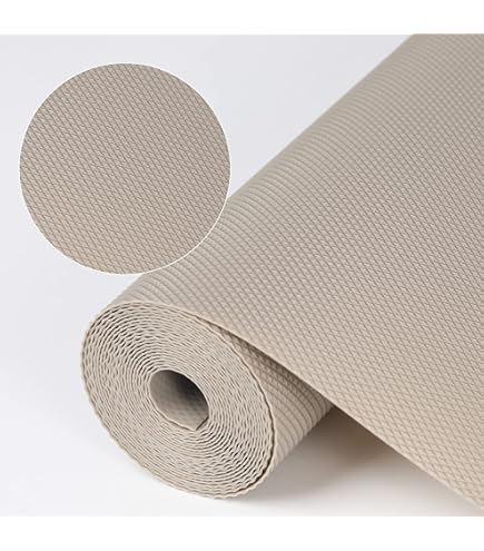HooTown Tapis De Tiroir Cuisine EVA 60cm X 500cm Noir - Revêtement Non Adhésif Imperméable Réfrigérateur Et Armoire