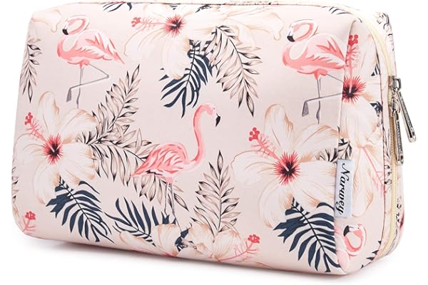 Narwey Trousse de Toilette de Voyage Trousse de Maquillage Grande Organisateurs de Toilettes Accessoires de Voyage Femmes