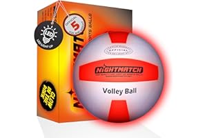 NIGHTMATCH Pallone da pallavolo luminoso a LED (LB09-EU)