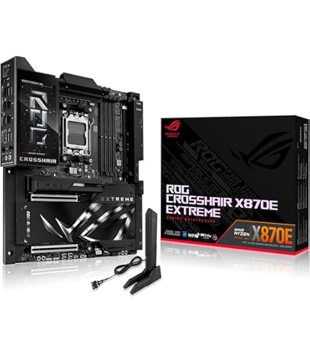 ASUS ROG Strix x870E-E Gaming WiFi Motherboard - unboxing 18+2+2 Power Stages, Dynamic OC Switcher, Core Flex, DDR5 AEMP, WiFi 7, 5X M.2, PCIe® 5.0, Q-Release Slim, USB4®, AI OCing & Networking