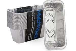 Matchwaves 30 Pack Blackstone Grease Cup Liners, Grease Catcher Liner, Aluminum Foil Drip Pan for 28 and 36 inch Blackstone Griddle