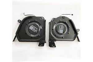 Fleshy Leaf Replacement CPU+GPU Cooling Fan for Asus Rog Zephyrus G16 (2023) GU603V GU603VU GU603VI GU603VV GU603ZI GU603ZU GU603ZV 13NR0BL0T07111 FQAX 13NR0BL0T06111 FQAY