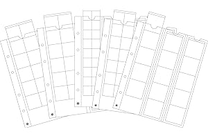Leuchtturm 340973 Optima SORTIMENT - Miscela per la conservazione delle Monete per Monete con Ø 42, 34, 27, 20 mm - Confezione da 5 Pezzi