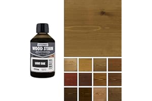 Littlefair's Teinte Bois 250ml - Teinture Bois Écologique À Base D'Eau et Sûre - Lasure Bois Intérieur à Séchage Rapide - Peinture Lasure pour Bois Nettoyage Facile - Couleur:Chêne clair
