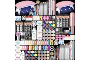 ‎PEACECOLOR PEACECOLOR Acryl Nagelset mit UV/LED Nagellampe Nagelfräser, 28 Farben Acrylpulver für Nägel mit Acryl Liquid Acryl Nagelset Starterset Komplett für Anfänger Selber Machen Acrylnägel