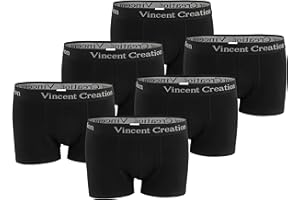 Vincent Creation 6-pak bokserek, bokserek, majtek, męskich szortów retro