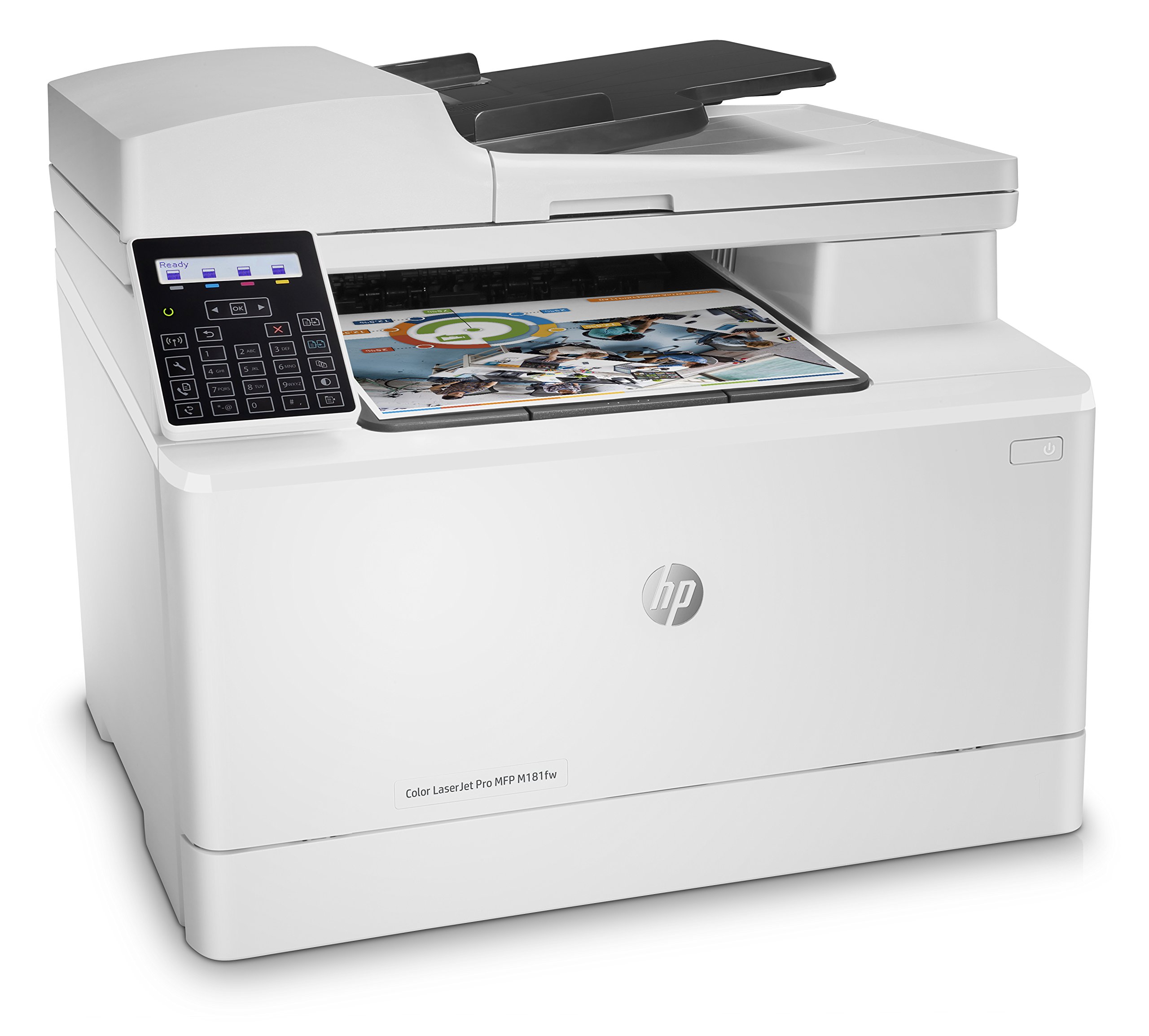 copiar, escanear, Imprimir en Color, 16 ppm Impresora láser multifunción  Color Blanco HP Color Laserjet Pro MFP M180n Impresoras multifunción láser  Informática futakuchi-hakata.com
