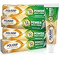 Super Poligrip Power Max Power Hold + Fresh Denture Cream, Premium Peppermint - 2.2 oz x 4